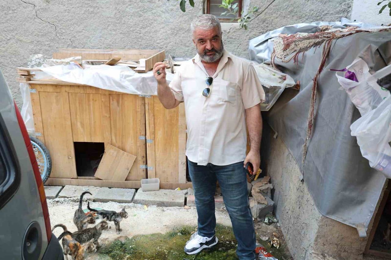 KEDİLERİ BESLEYEN ADNAN ACAR, "BU ŞAHIS 1 YILDIR HER HAFTA DÜZENLİ HIRSIZLIK YAPIYOR. ONU...
