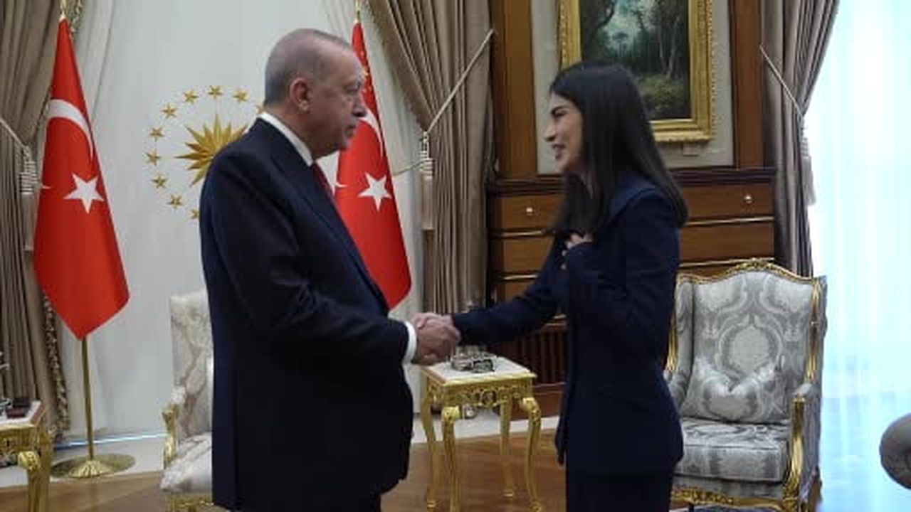 Cumhurbaşkanı Erdoğan, Özbekistan Cumhurbaşkanlığı İdaresi Başkanı Saida Mirziyoyeva'yı kabul...