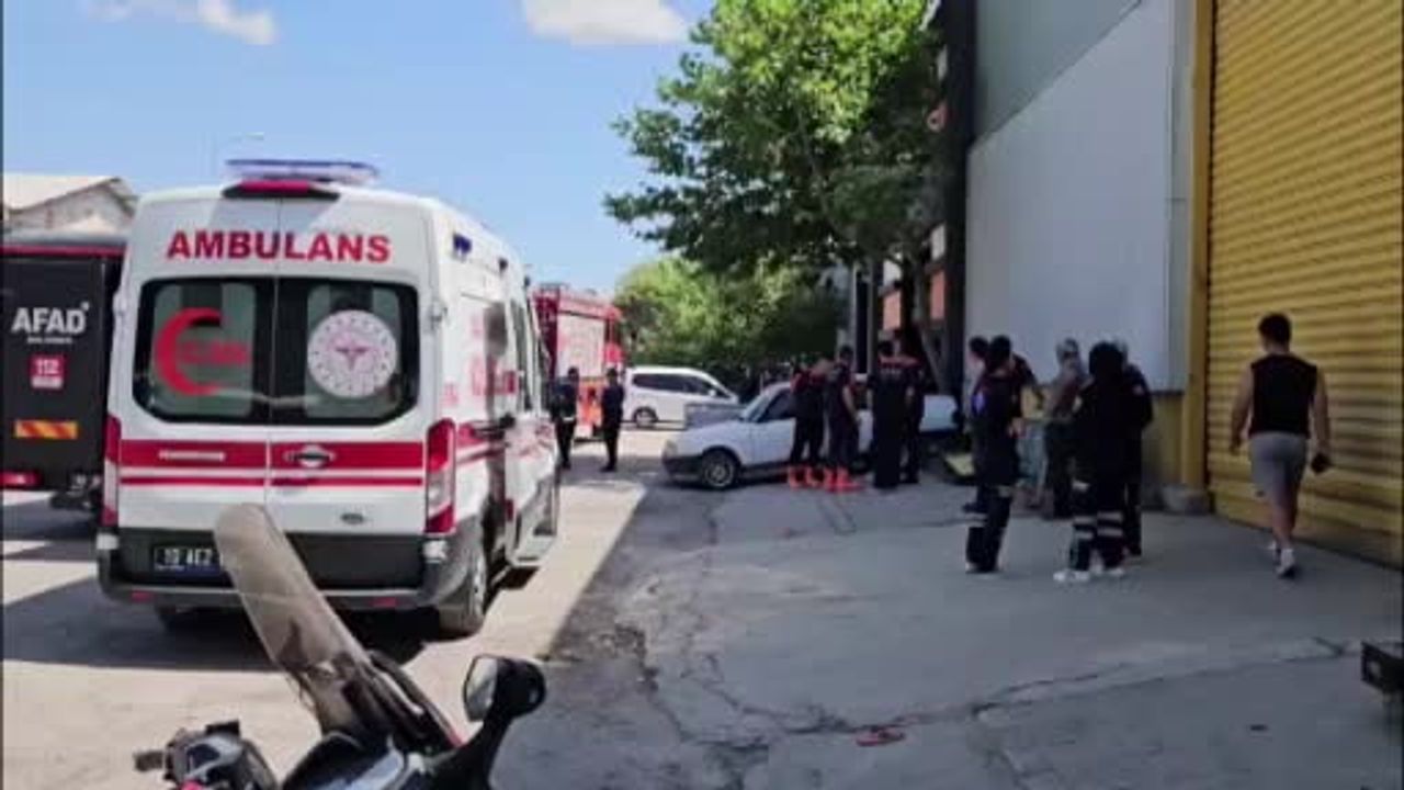 Balıkesir'de yere dökülen kimyasal madde paniğe neden oldu
