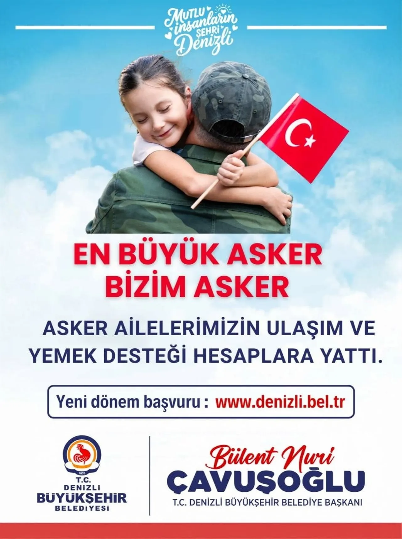 DENİZLİ BÜYÜKŞEHİR BELEDİYESİ'NİN DAR GELİRLİ HANELER, ÖĞRENCİLER VE ASKER AİLELERİ İÇİN...