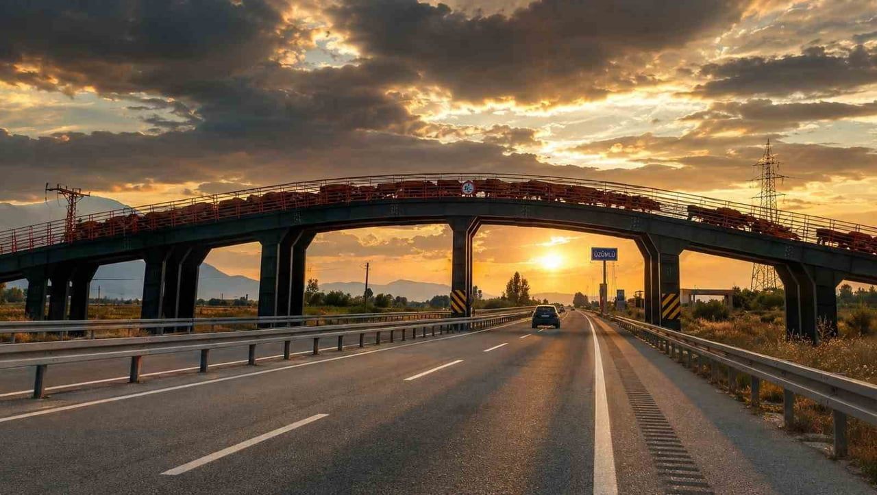 ERZİNCAN’DA ŞEHİRLERARASI VE ULUSLARARASI ARAÇ TRAFİĞİNİN YOĞUN OLDUĞU ERZİNCAN-ERZURUM KARA...