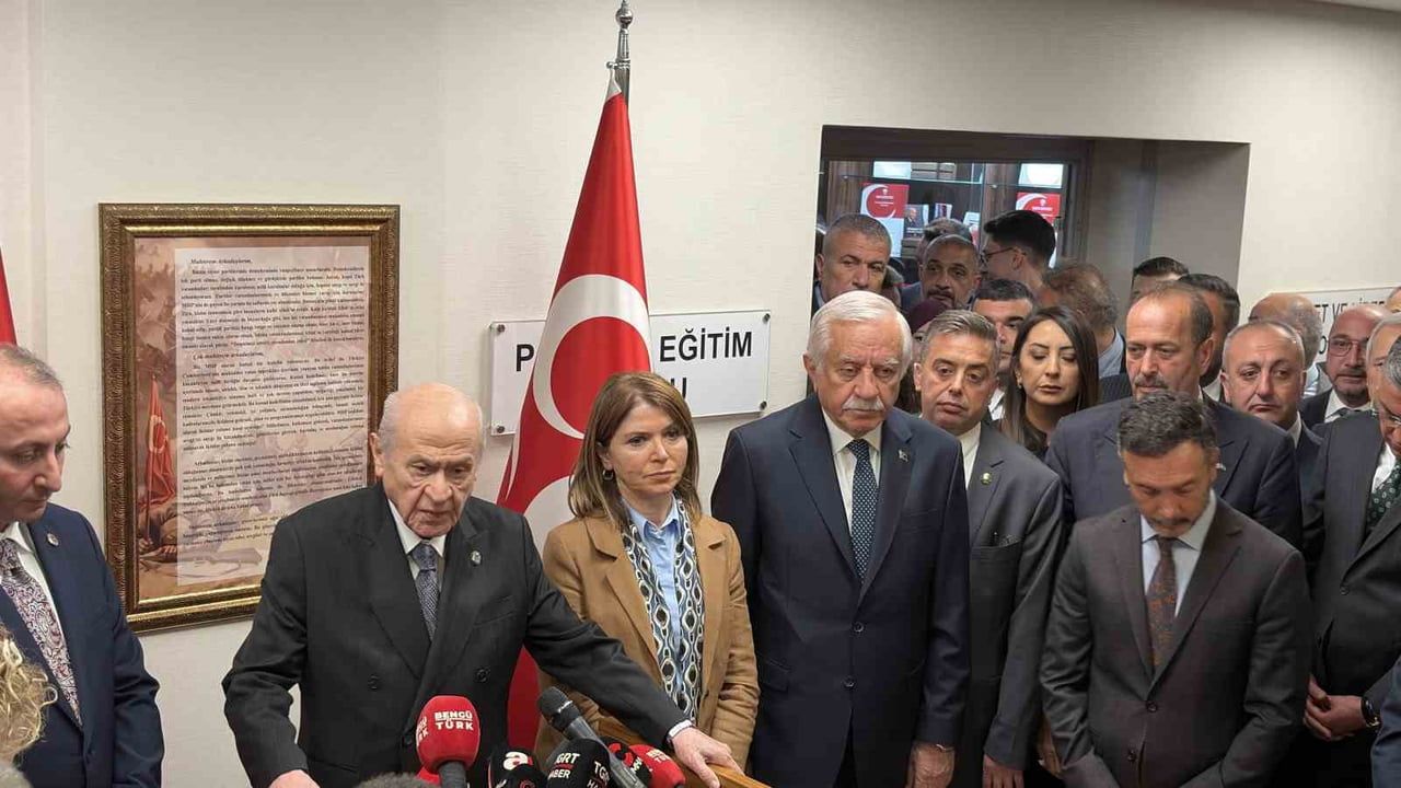 MİLLİYETÇİ HAREKET PARTİSİ (MHP) LİDERİ DEVLET BAHÇELİ, TERÖRSÜZ TÜRKİYE SÜRECİNE İLİŞKİN...