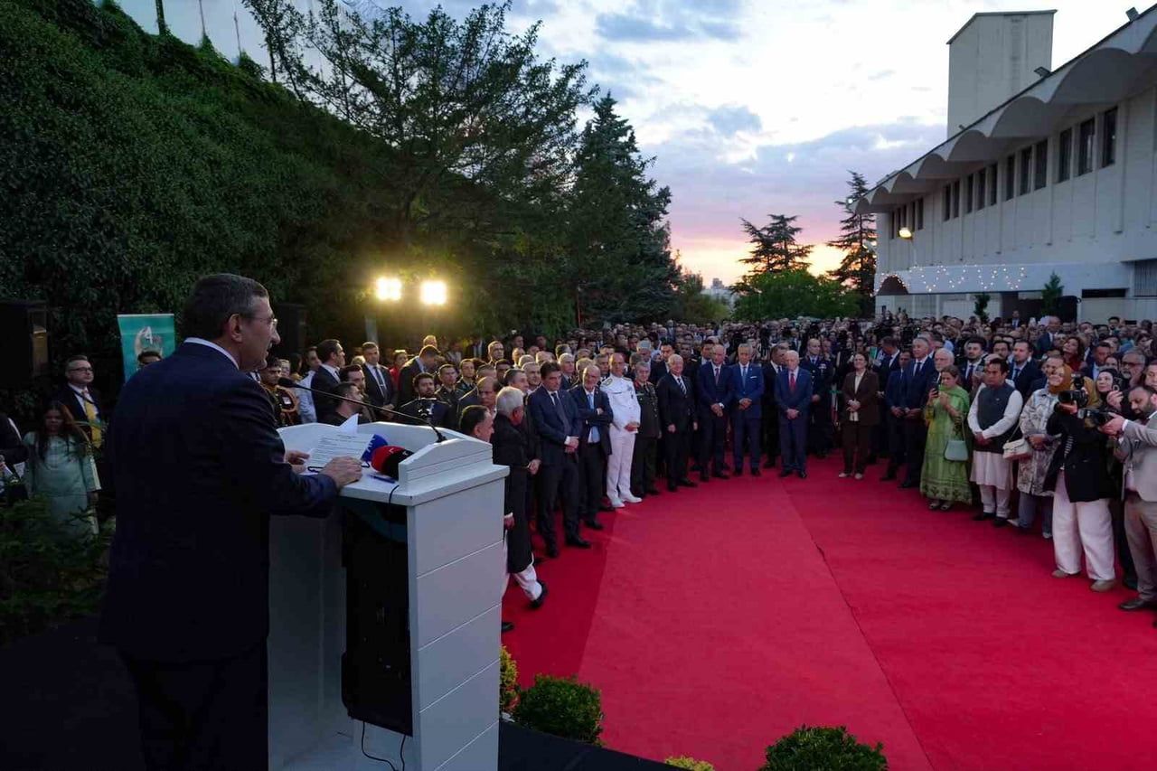 ANKARA’DA PAKİSTAN BAĞIMSIZLIK GÜNÜ NEDENİYLE PAKİSTAN’IN ANKARA BÜYÜKELÇİSİ YUSUF CÜNEYD’İN EV...