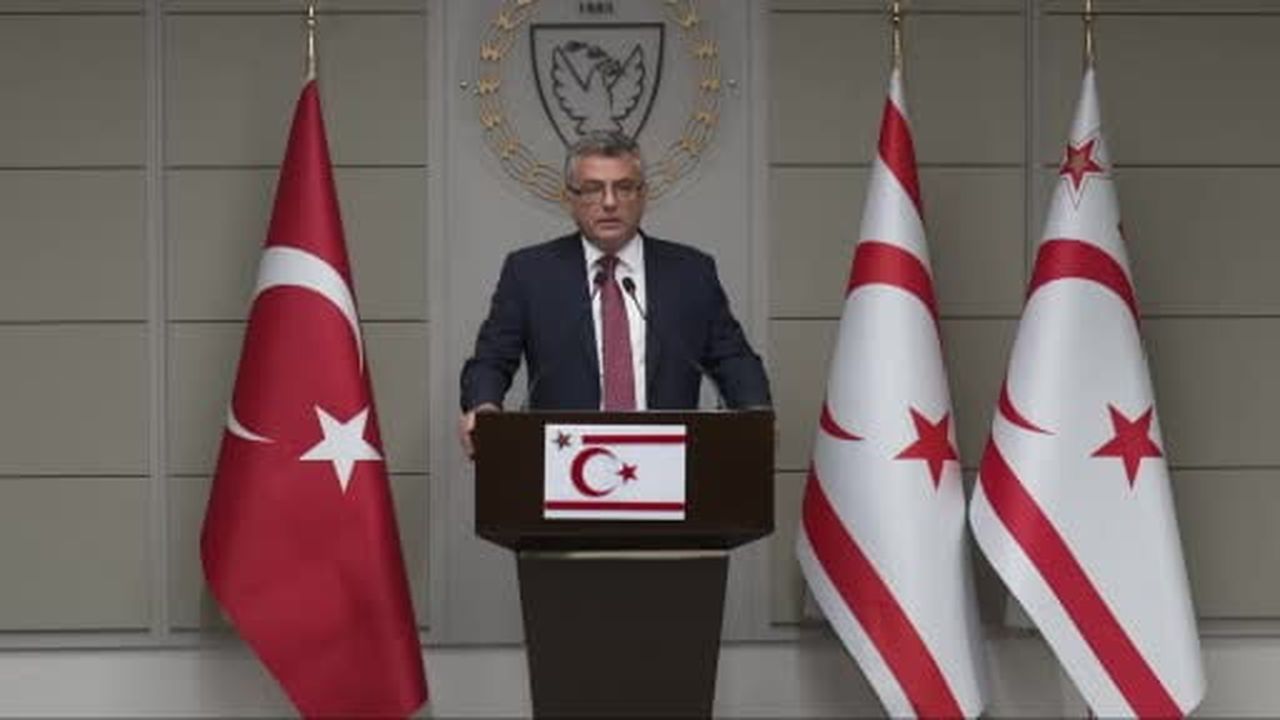 Kuzey Kıbrıs Türk Cumhuriyeti (KKTC) Cumhurbaşkanı Tufan Erhürman, Güney Kıbrıs Rum Yönetimi...