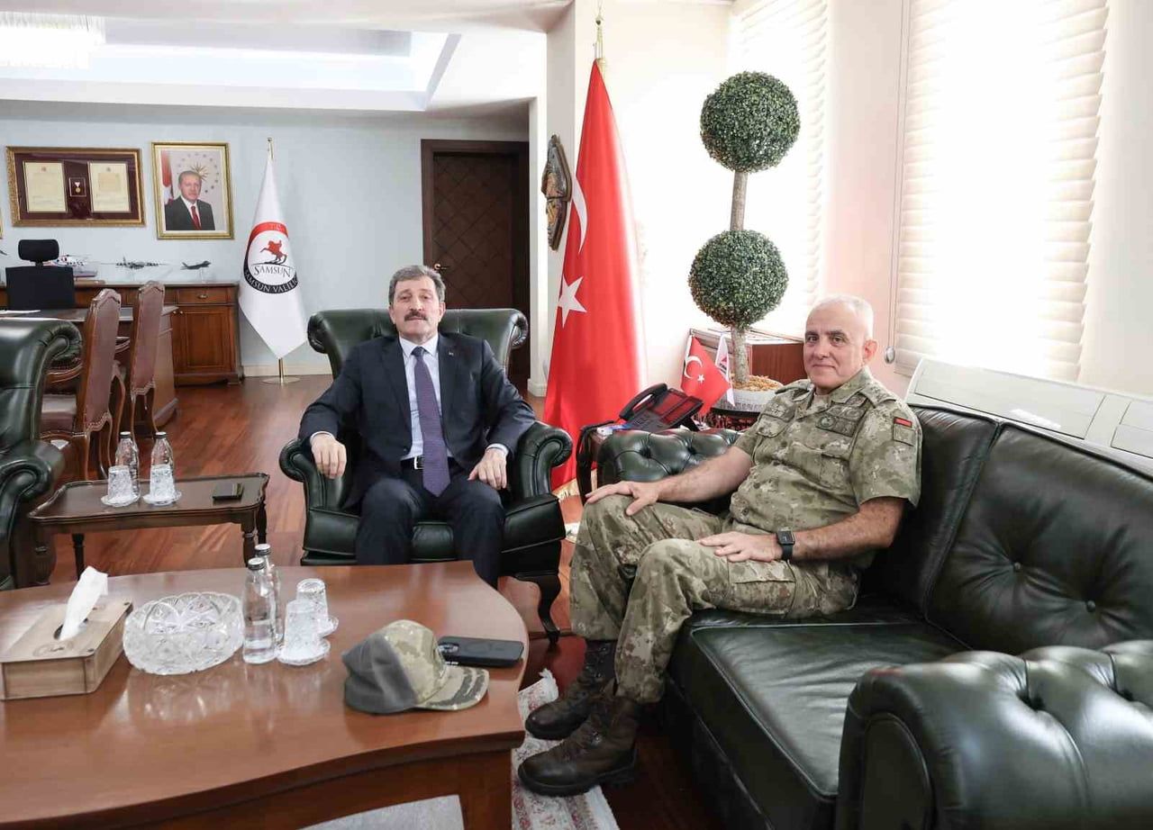 TEKİRDAĞ 5. KOLORDU KOMUTANLIĞI GÖREVİNE ATANAN GAZİ TÜMGENERAL DAVUT ALA, SAMSUN VALİSİ ORHAN...