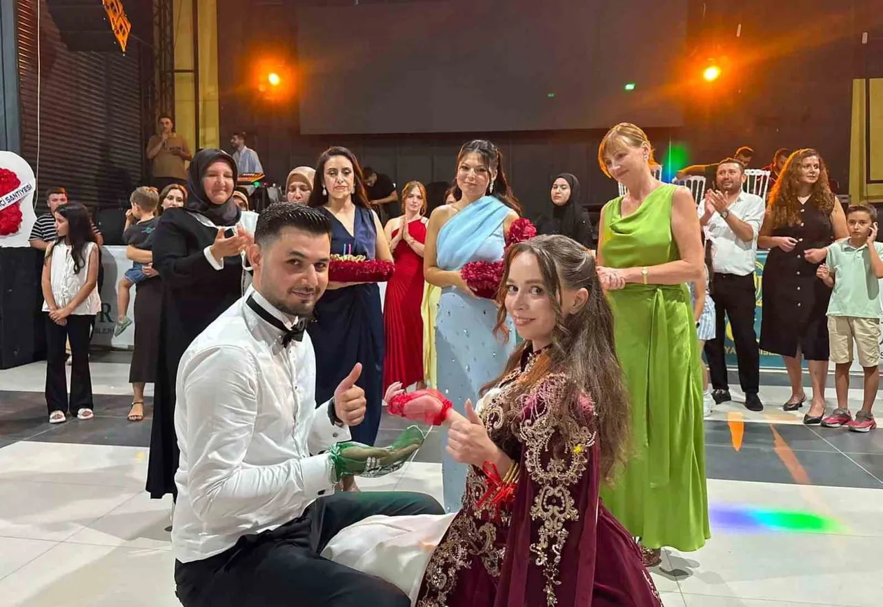 MUSTAFA MİRAÇ İSLAH, POLONYALI JULİA GABRYS İLE DÜNYAEVİNE GİRDİ