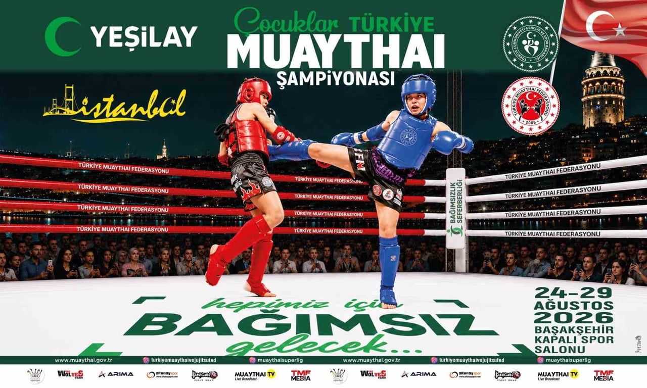 İSTANBUL BAŞAKŞEHİR’DE DÜZENLENEN YEŞİLAY ÇOCUKLAR TÜRKİYE MUAYTHAİ ŞAMPİYONASI’NDA MANİSA’NIN...