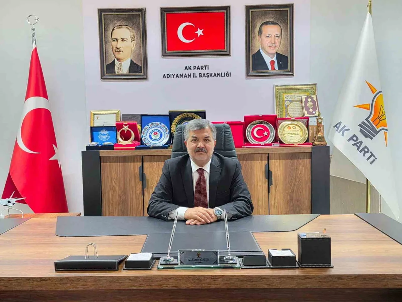 AK PARTİ ADIYAMAN İL BAŞKANI EKREM ÇADIR, 30 AĞUSTOS ZAFER BAYRAMI’NIN 104. YIL DÖNÜMÜ DOLAYISIYLA...