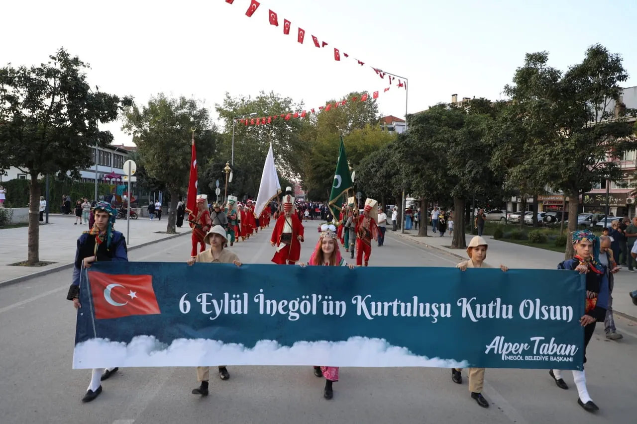 İNEGÖL BELEDİYESİ, 6 EYLÜL İNEGÖL'ÜN DÜŞMAN İŞGALİNDEN KURTULUŞUNUN 104. YIL DÖNÜMÜ DOLAYISIYLA...