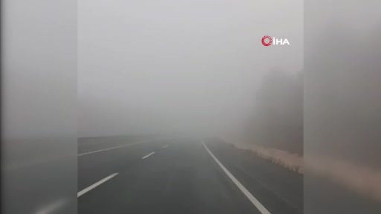 Kastamonu'da sis etkili oldu