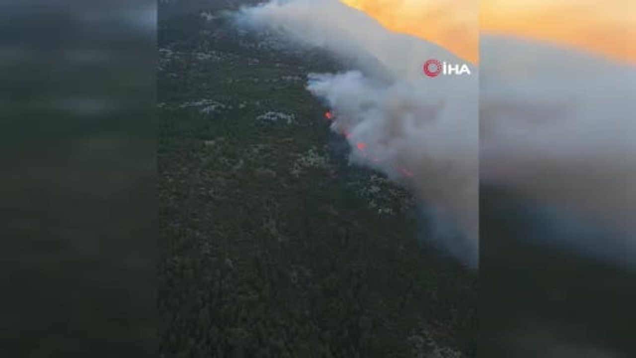 Antalya Kaş’ta orman yangını