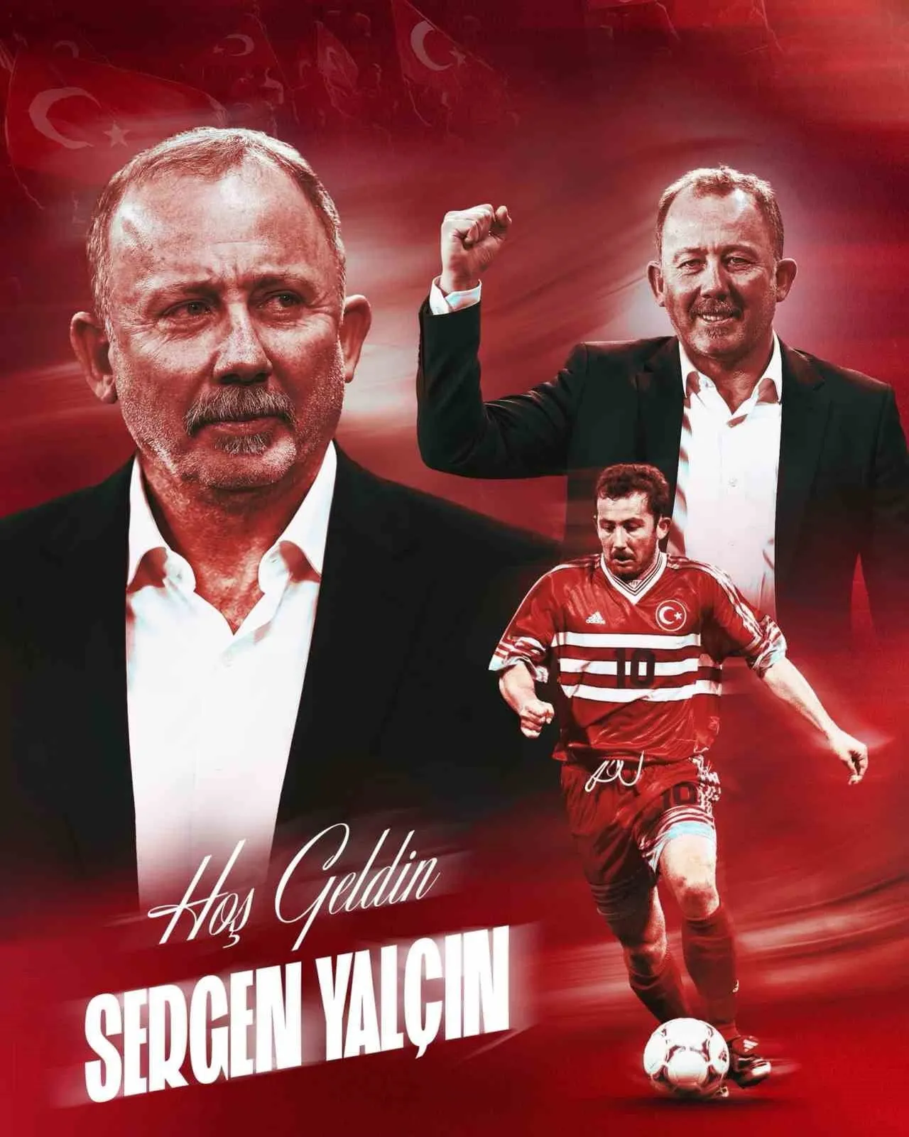 A MİLLİ FUTBOL TAKIMI TARİHİNİN 47. TEKNİK DİREKTÖRÜ SERGEN YALÇIN OLDU.