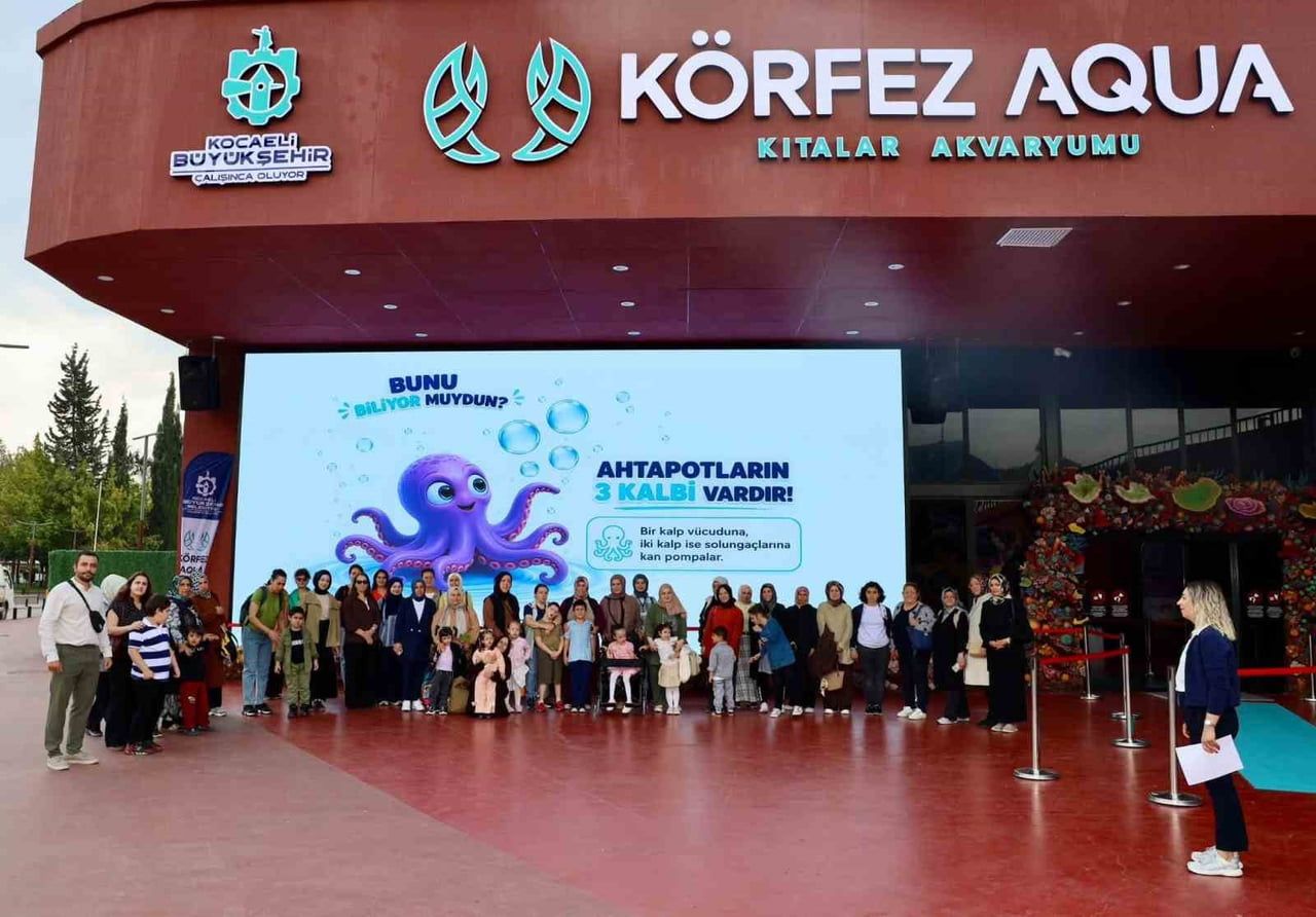 KÖRFEZ'DE ÖZEL ÇOCUKLAR VE AİLELERİNE YÖNELİK AKVARYUM İLE BİLİM MERKEZİ GEZİSİ ORGANİZE...