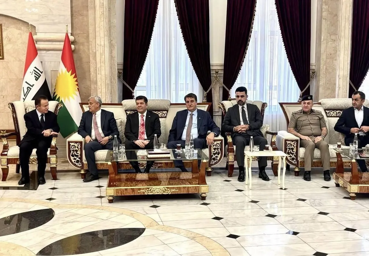 UND YÖNETİM KURULU BAŞKAN YARDIMCISI SÜLEYMAN ÇAĞLI VE BERABERİNDEKİ HEYET, TÜRKİYE İLE IRAK...