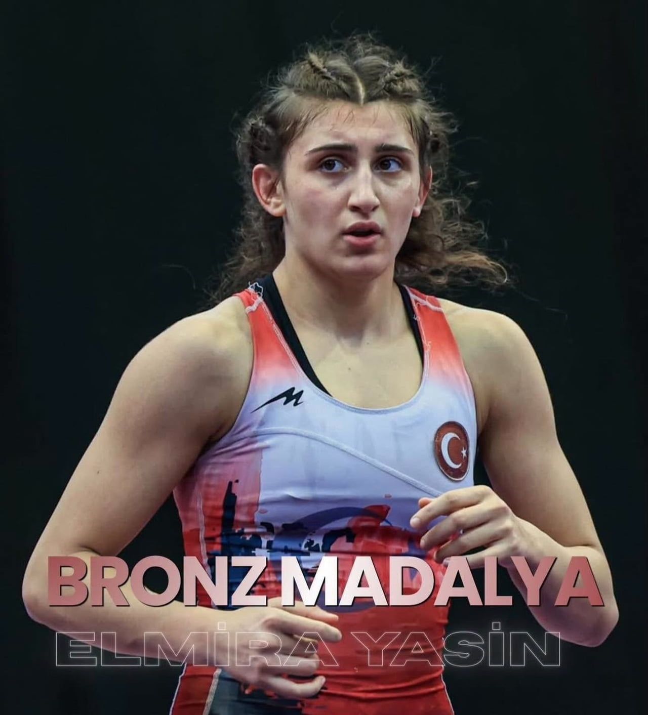 ERZİNCANLI MİLLİ GÜREŞÇİ ELMİRA YASİN DÜNYA ÜÇÜNCÜSÜ OLDU