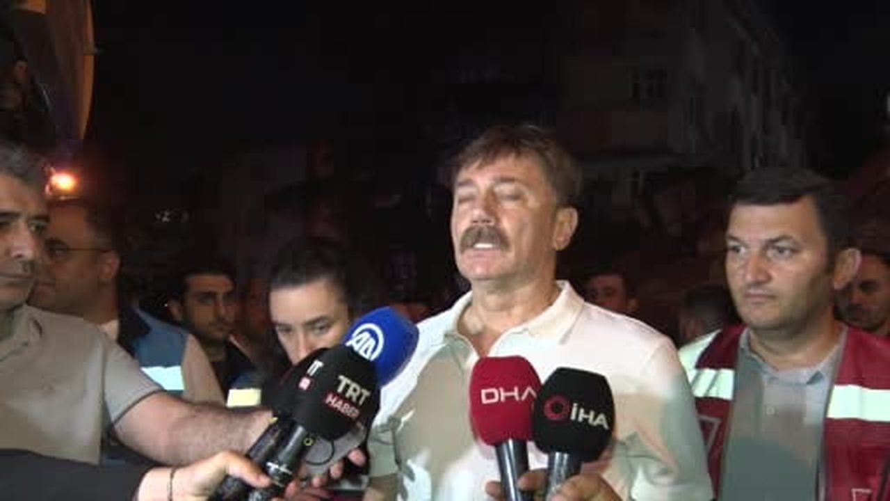 Bahçelievler’de çöken binada arama çalışmaları tamamlandı
