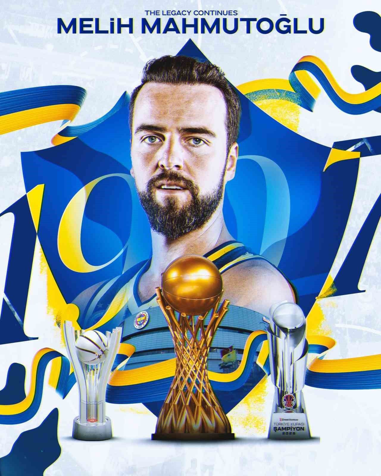 FENERBAHÇE ERKEK BASKETBOL TAKIMI, KAPTAN MELİH MAHMUTOĞLU İLE 1 YIL DAHA SÖZLEŞME İMZALADI.