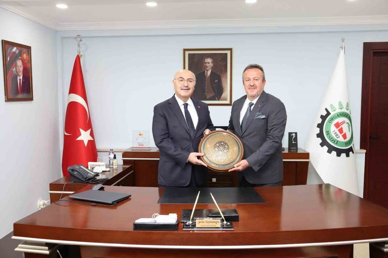 DENİZLİ VALİSİ YAVUZ SELİM KÖŞGER, DAHA ÖNCE KENDİSİNİ MAKAMINDA ZİYARET EDEN DENİZLİ ORGANİZE...