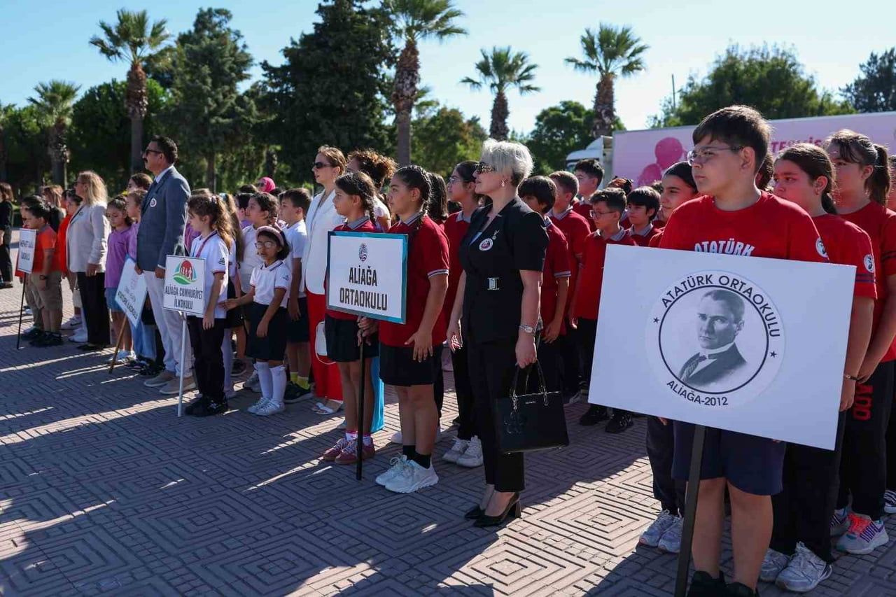 ALİAĞA'DA 2026-2027 EĞİTİM ÖĞRETİM YILININ BAŞLAMASI DOLAYISIYLA İLKÖĞRETİM HAFTASI KAPSAMINDA...