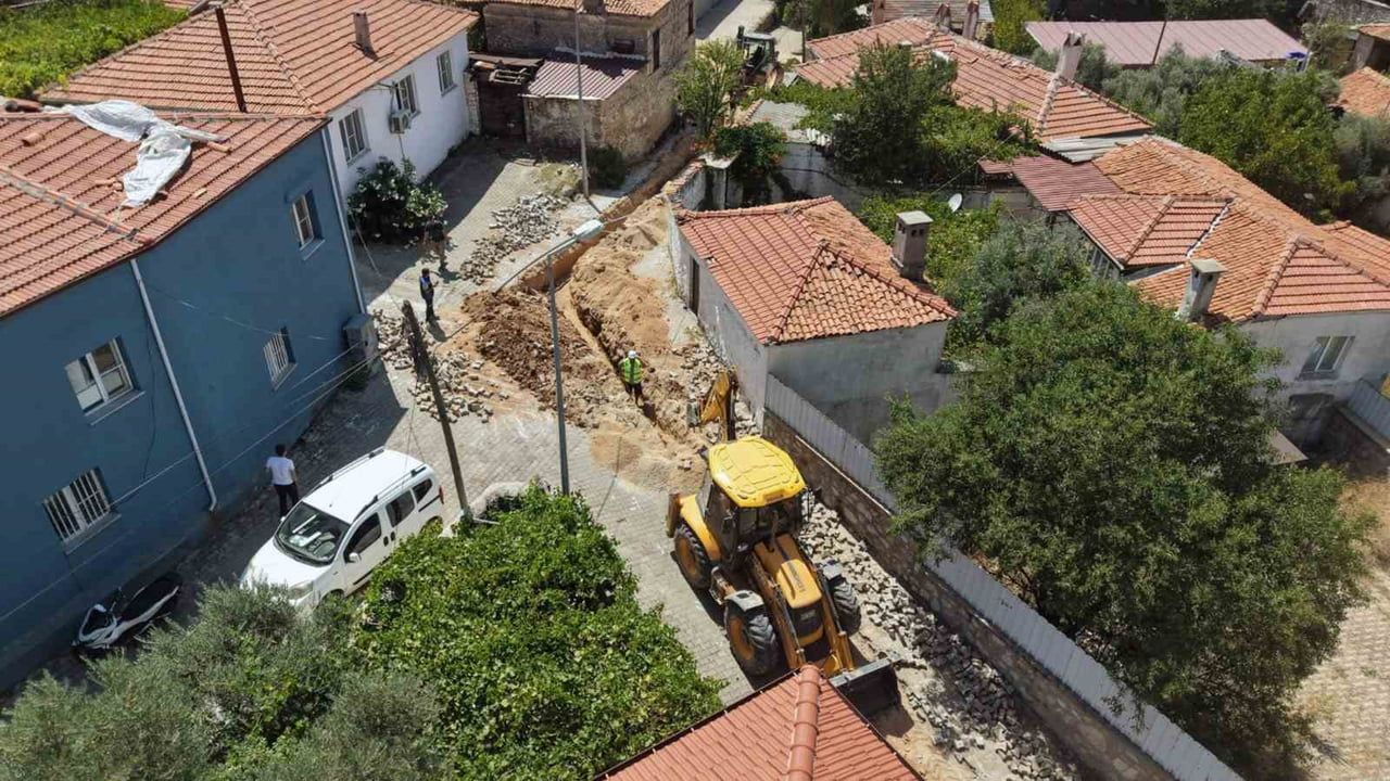 MENTEŞE YERKESİK’TE 4 KİLOMETRELİK SU İSALE HATTI YENİLENİYOR