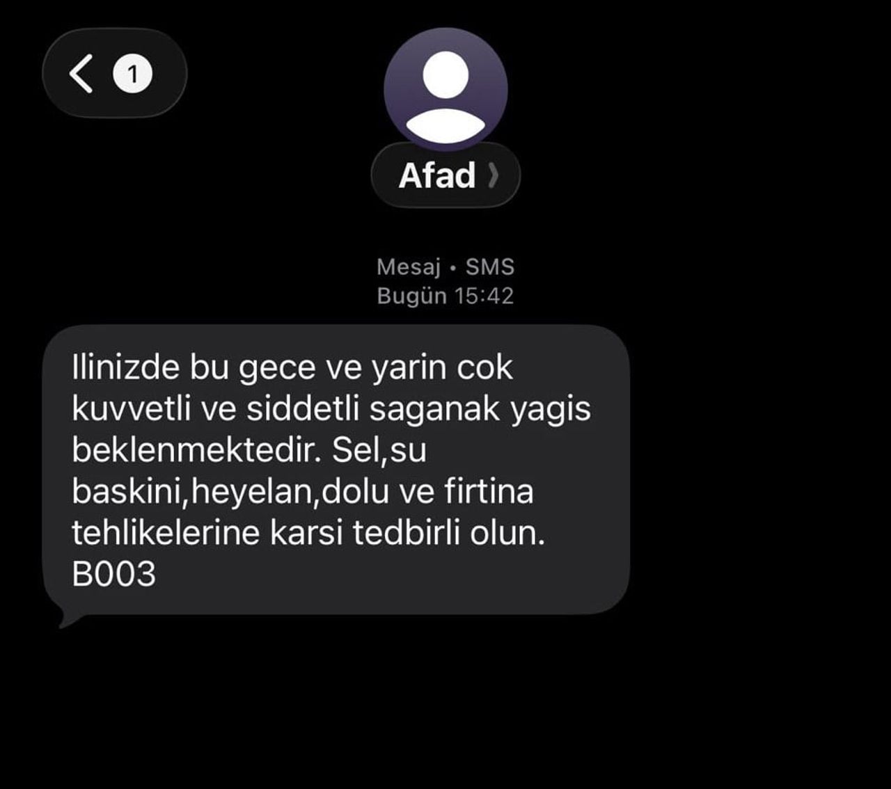 AFAD, SAKARYA'DA BU GECE VE YARIN ETKİLİ OLMASI BEKLENEN OLUMSUZ HAVA ŞARTLARI NEDENİYLE...