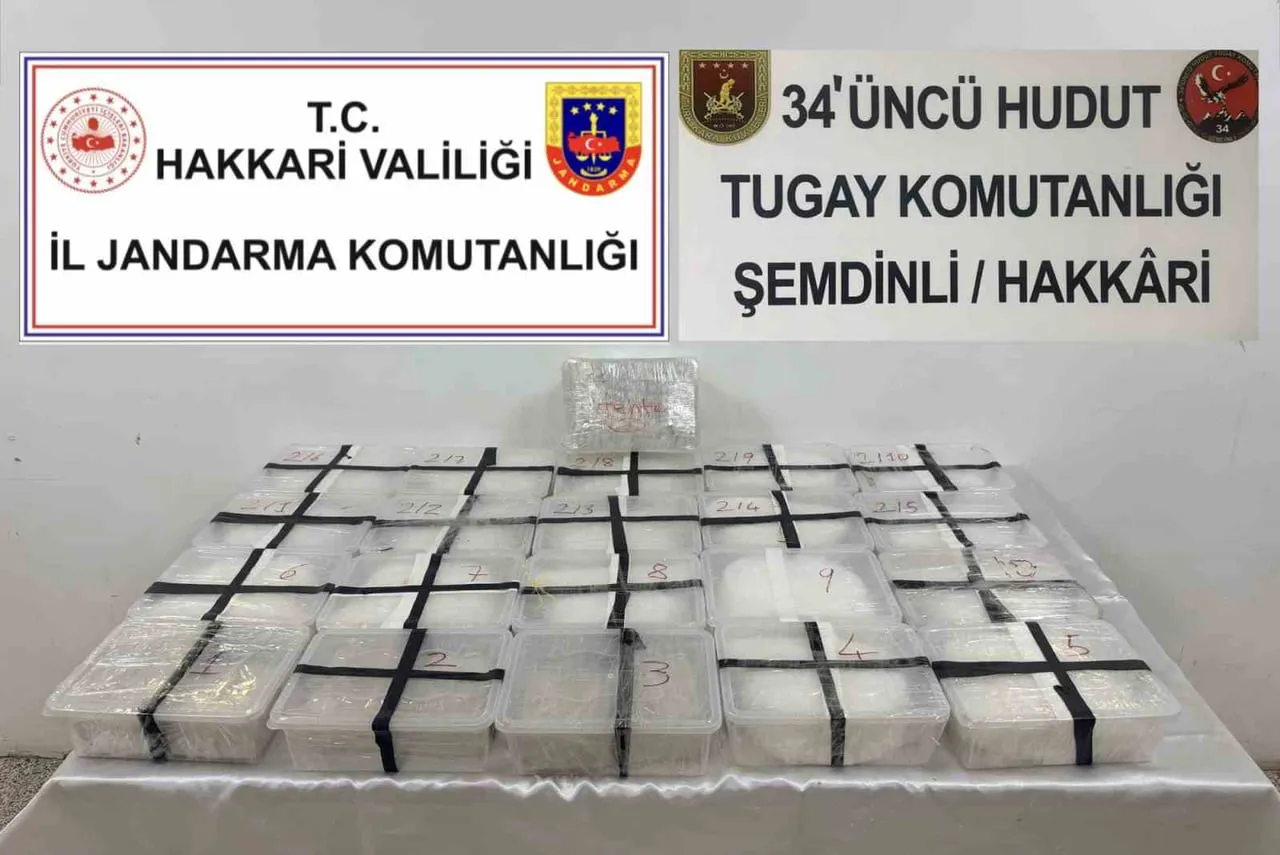 AKKARİ İL JANDARMA KOMUTANLIĞI EKİPLERİNCE UYUŞTURUCU İLE MÜCADELE KAPSAMINDA GERÇEKLEŞTİRİLEN...