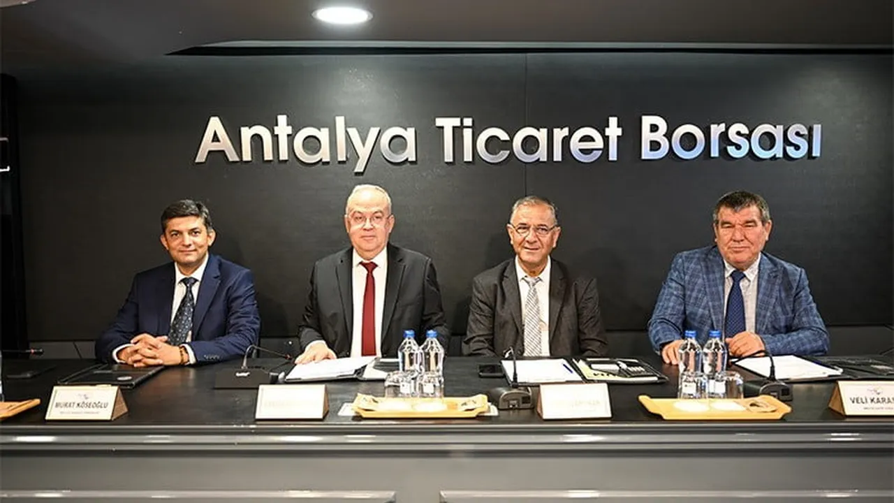 ANTALYA TİCARET BORSASI (ATB) AĞUSTOS AYI MECLİS TOPLANTISI, ATB MECLİS BAŞKANI ERDOĞAN EKİNCİ...