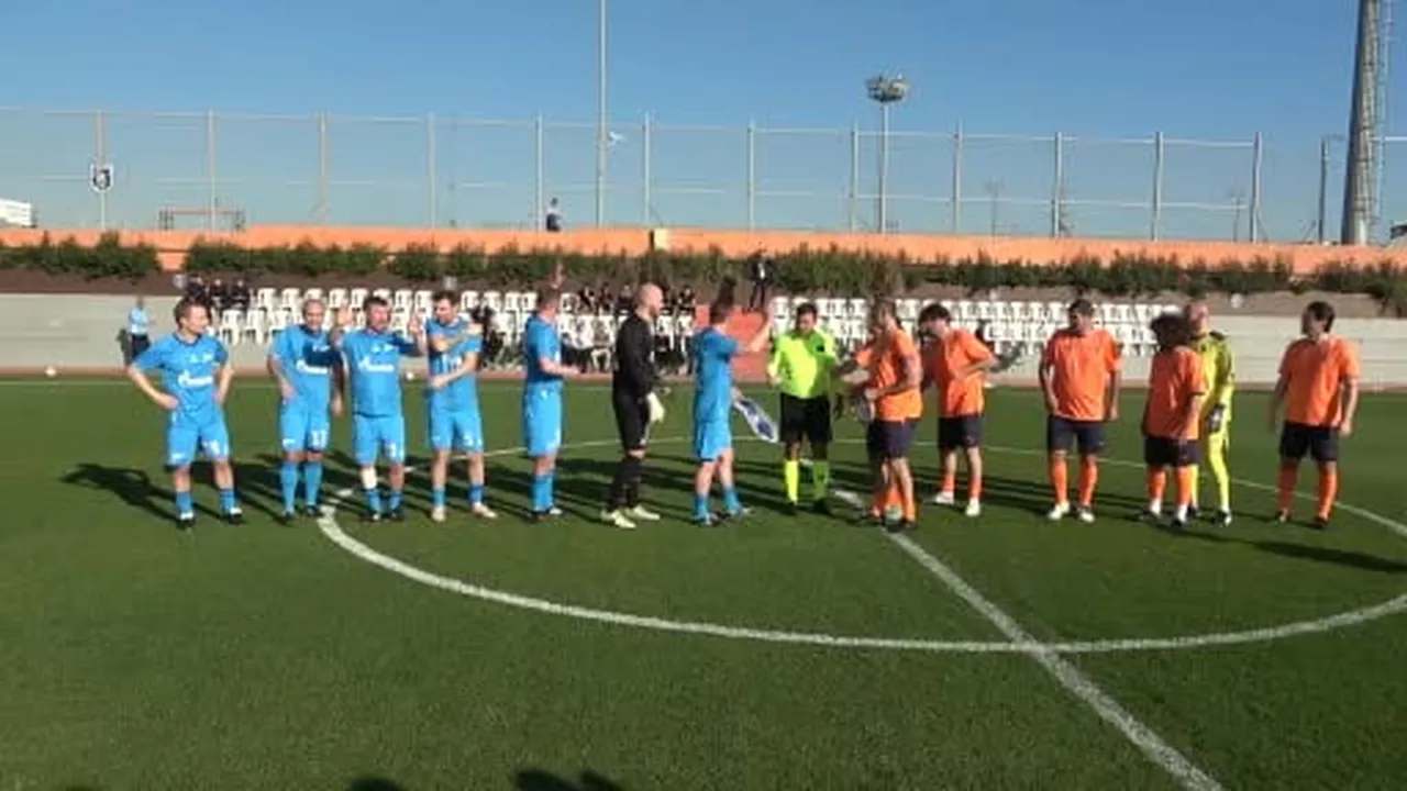 Başakşehir ile Rusya temsilcisi Zenit’in veteran futbolcuları, gösteri maçında karşı karşıya...
