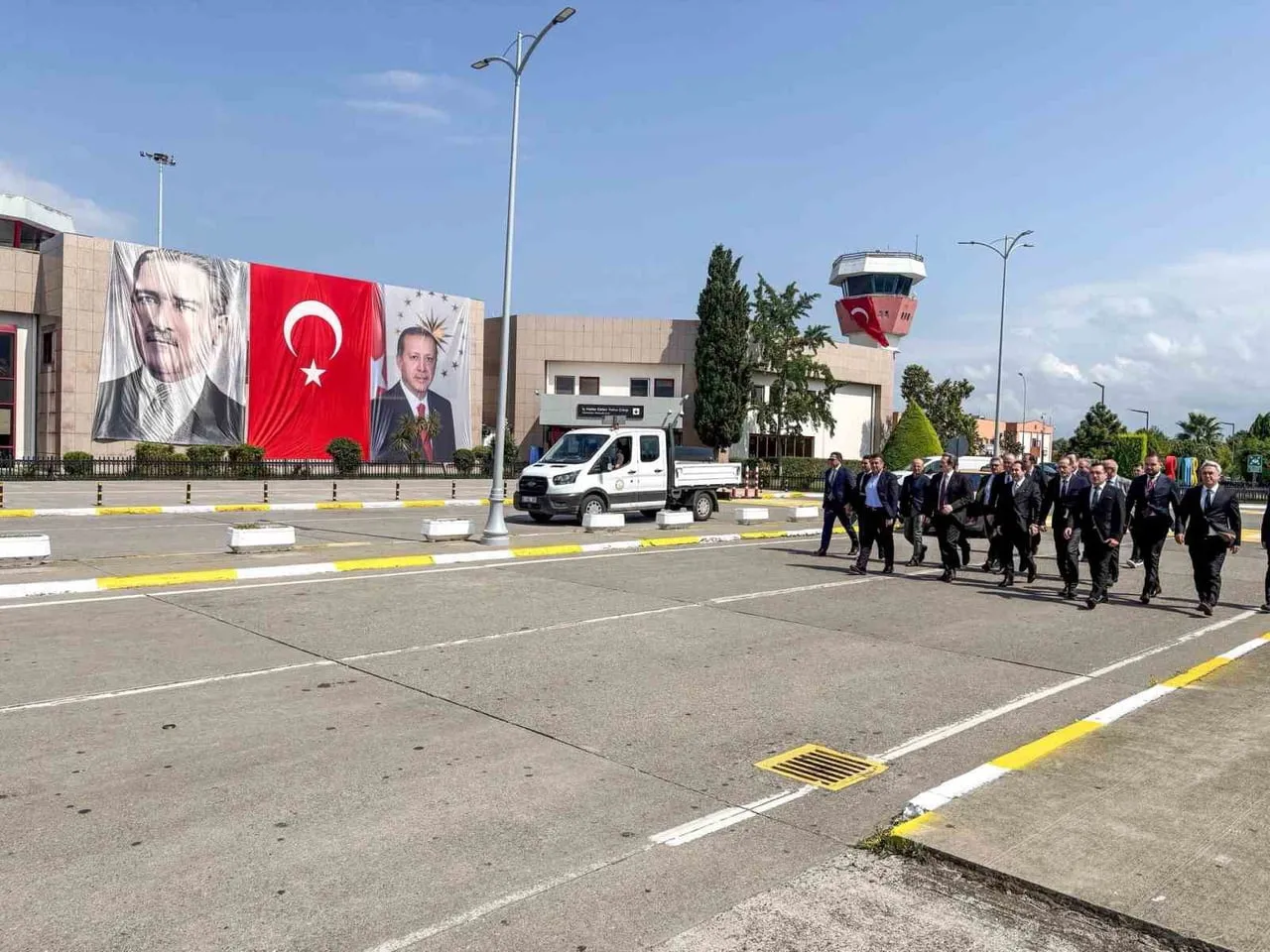 SAMSUN VALİSİ ORHAN TAVLI, SAMSUN BÜYÜKŞEHİR BELEDİYE BAŞKANI HALİT DOĞAN, TEKKEKÖY KAYMAKAMI VE...