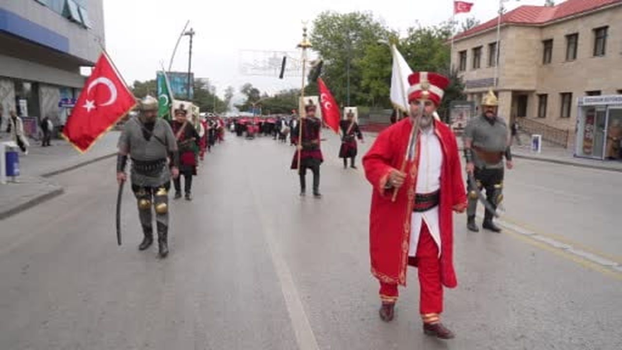 Erzurum'da Gaziler günü dolayısıyla kortej yürüyüşü
