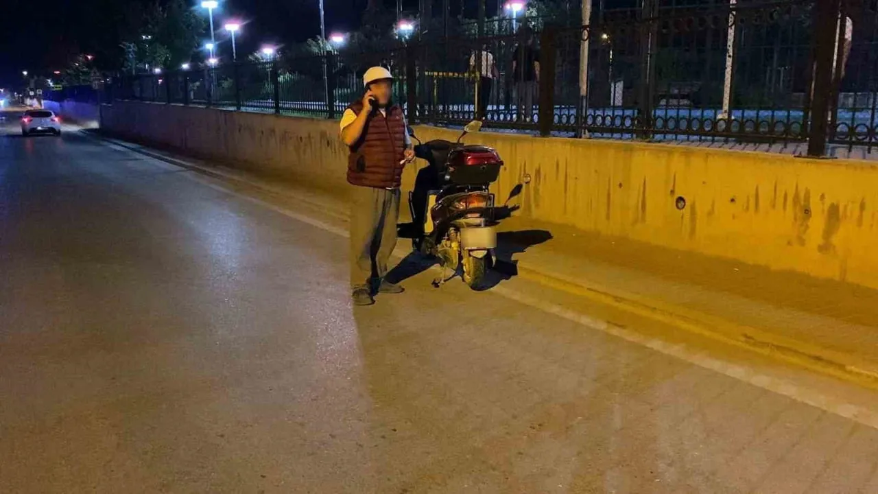 BURSA'NIN İNEGÖL İLÇESİNDE ELEKTRİKLİ MOTOSİKLETİYLE 1.37 PROMİL ALKOLLÜ OLDUĞU BELİRLENEN...