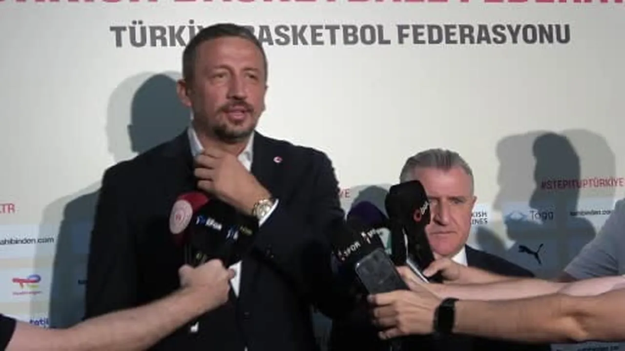 Türkiye Basketbol Federasyonu Başkanı Hidayet Türkoğlu, A Milli Erkek Basketbol Takımı’nın...