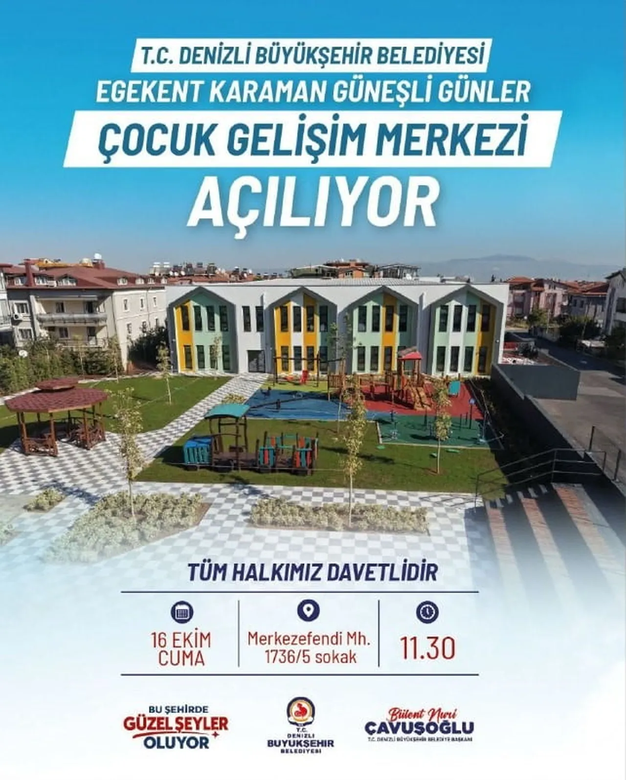 EGEKENT KARAMAN GÜNEŞLİ GÜNLER ÇOCUK GELİŞİM MERKEZİ KAPILARINI AÇIYOR