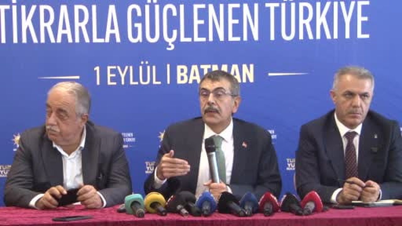 Bakan Tekin: "Devlet Bahçeli çok devrimci bir konuşma yaptı"
