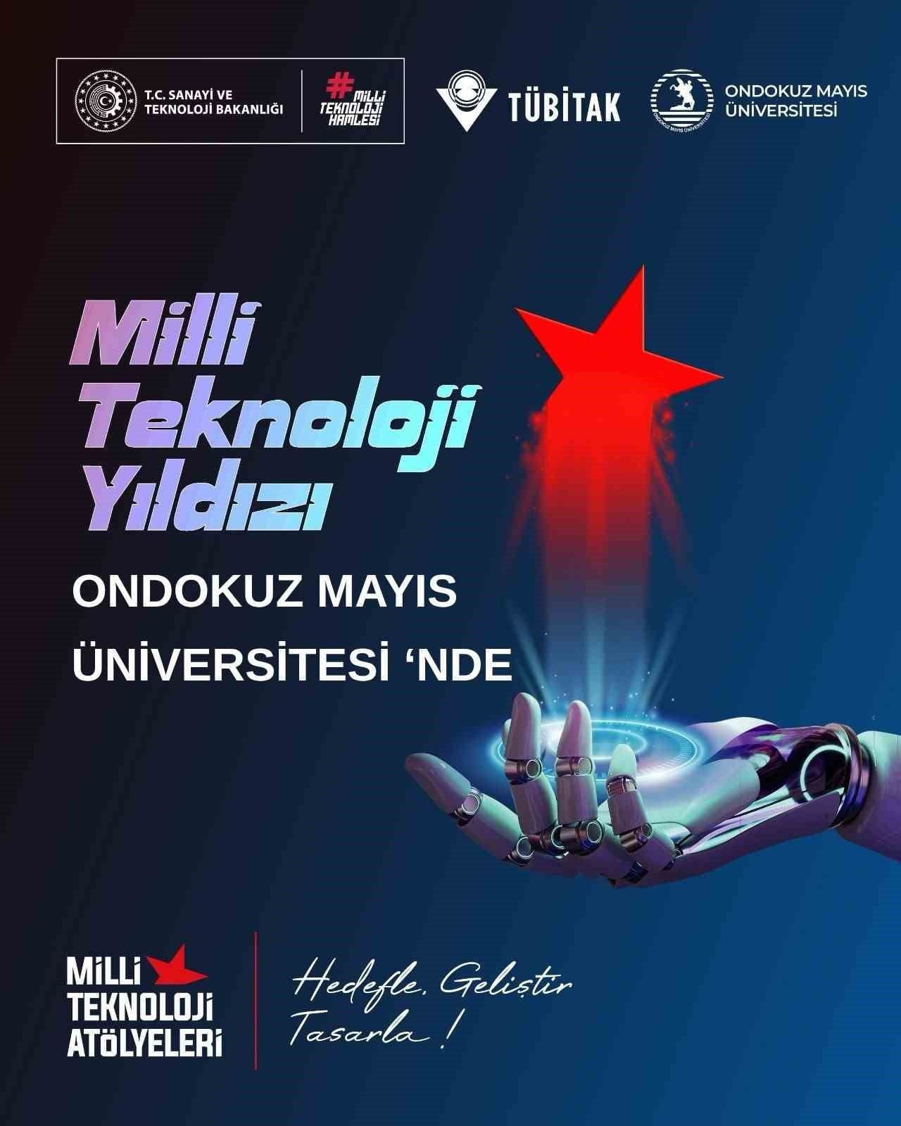 ONDOKUZ MAYIS ÜNİVERSİTESİ (OMÜ) BÜNYESİNDE TÜBİTAK DESTEĞİYLE KURULAN MİLLİ TEKNOLOJİ ATÖLYESİ...