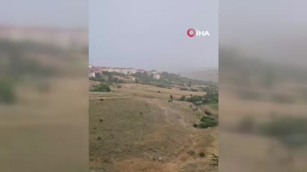 Haymana Merkez Camii'ne yıldırım düştü