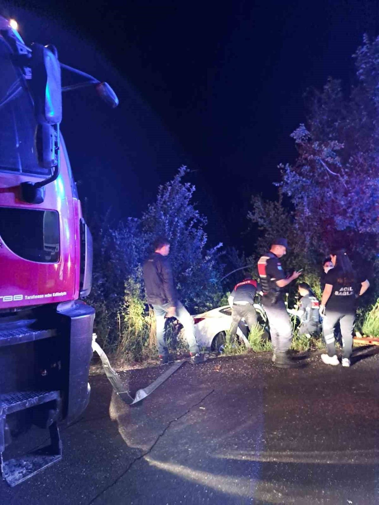 KASTAMONU'NUN CİDE İLÇESİNDE MEYDANA GELEN TRAFİK KAZASINDA 1 KİŞİ YARALANDI.