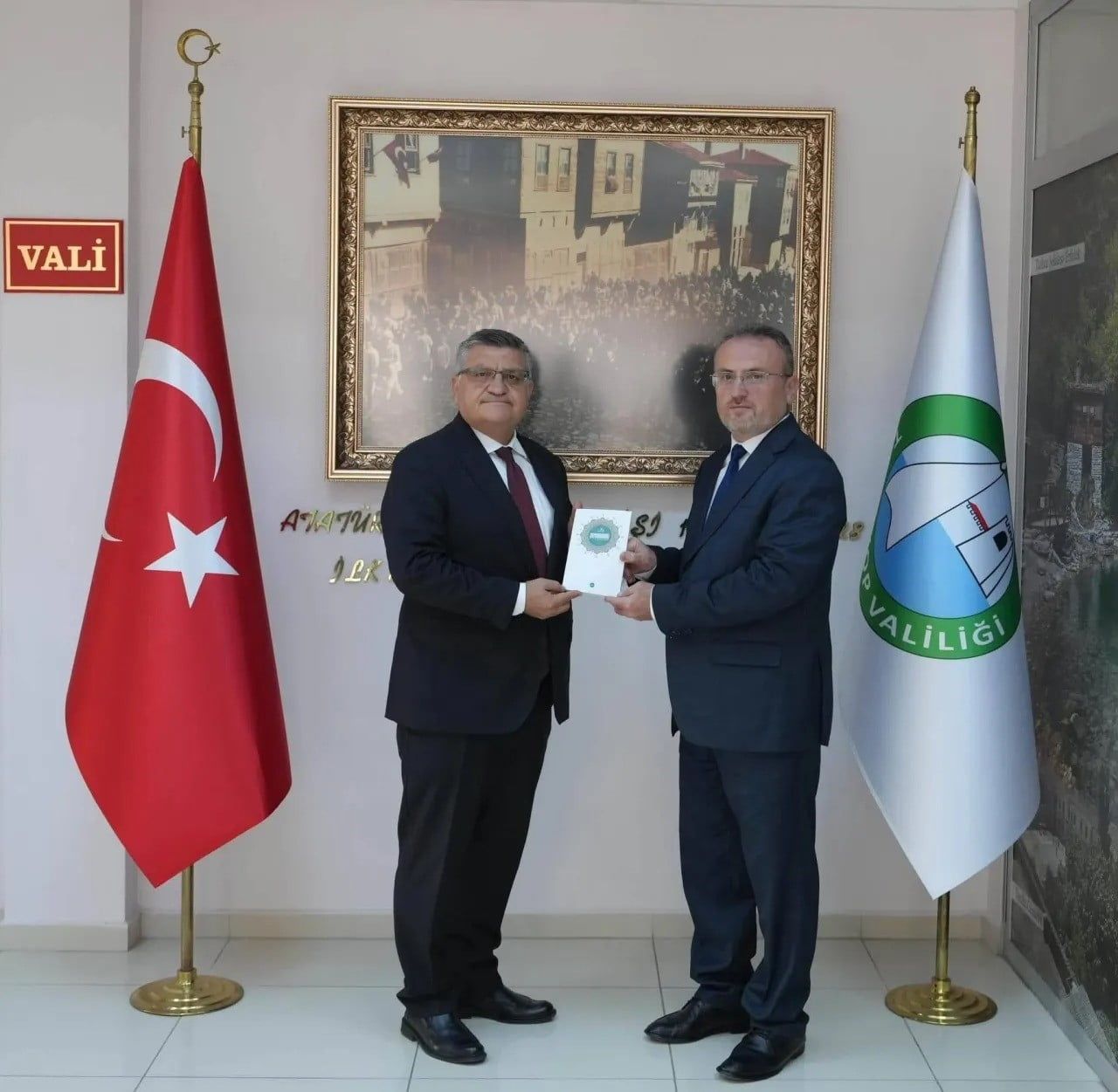 SİNOP İL MÜFTÜSÜ PAŞA BEKTAŞ VE BERABERİNDEKİ MÜFTÜLÜK HEYETİ, MEVLİD-İ NEBİ HAFTASI MÜNASEBETİYLE...