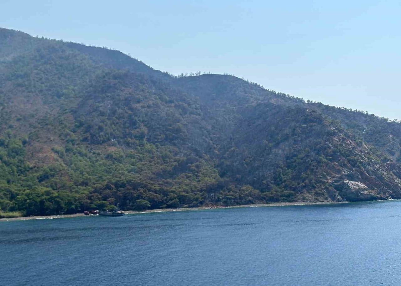 MUĞLA’NIN MARMARİS İLÇESİNDE ÇIKAN ORMAN YANGINI KONTROL ALTINA ALINDI.