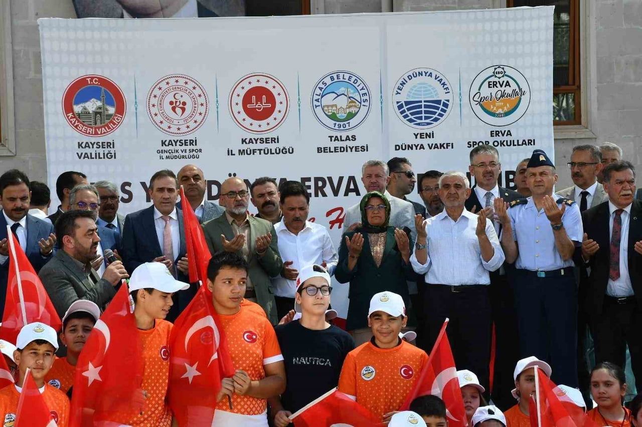 KAYSERİ VALİLİĞİ TARAFINDAN HAYATA GEÇİRİLEN ERVA SPOR OKULLARI’NIN 73.’SÜ TALAS YENİ DÜNYA ERVA...