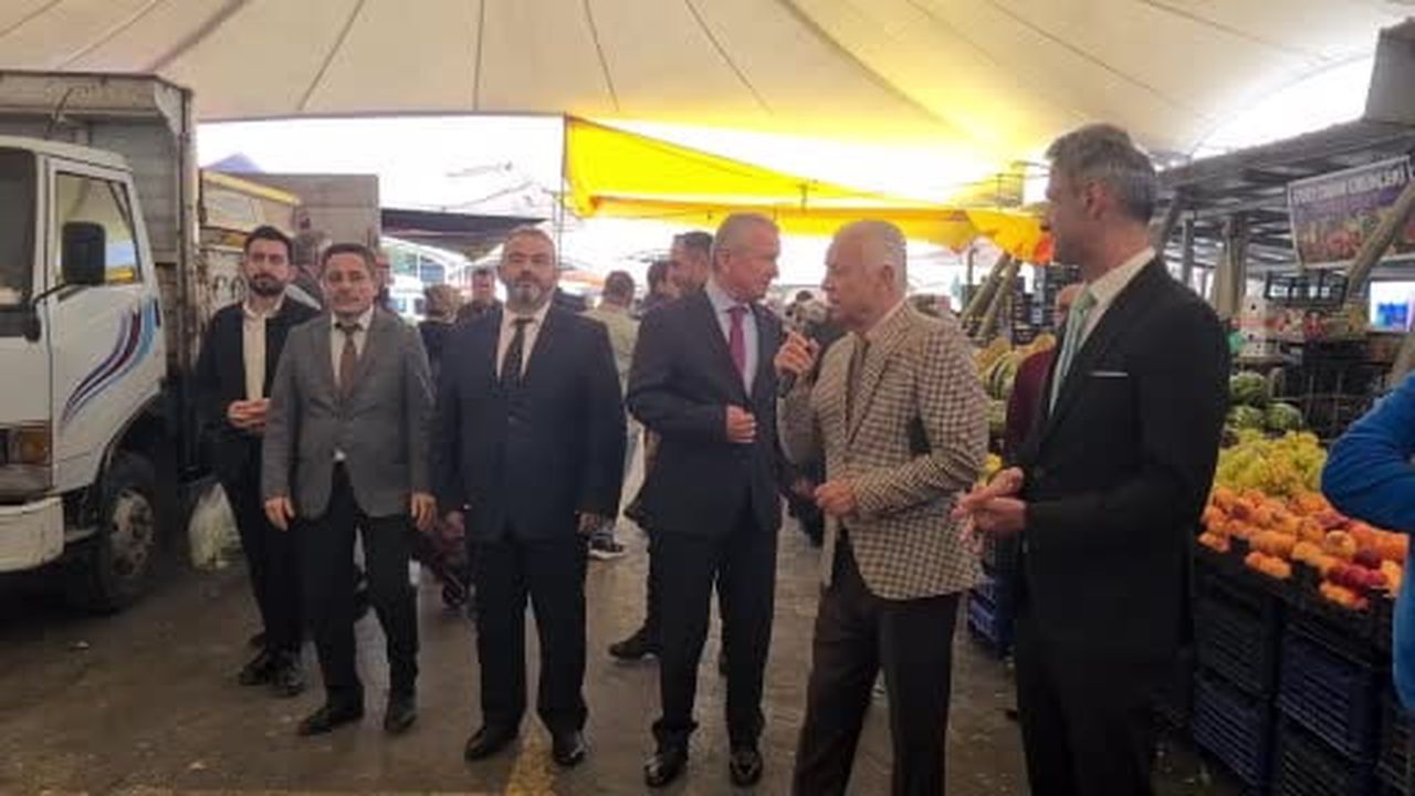 Çaycuma'da Ahilik Haftası kapsamında esnaf ziyareti