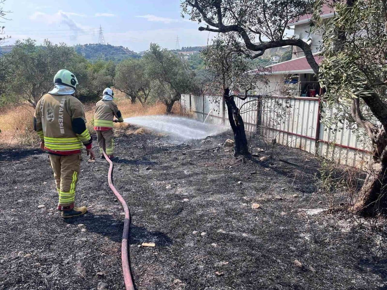 DEFNE’NİN TAVLA MAHALLESİ’NDE ZEYTİNLİK ALANDA ÇIKAN YANGIN, EKİPLERİN MÜDAHALESİYLE GENİŞ ALANA...