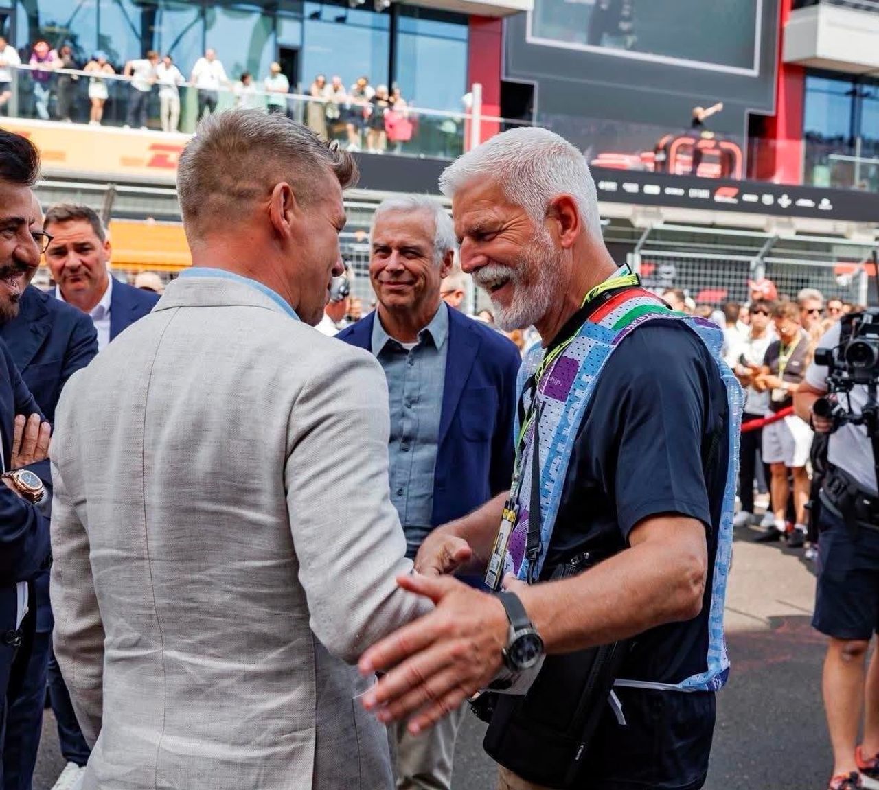 ÇEKYA CUMHURBAŞKANI PETR PAVEL, HAFTA SONU YAPILAN FORMULA 1 MACARİSTAN GRAND PRİX'İNİ RESMİ FOTO...
