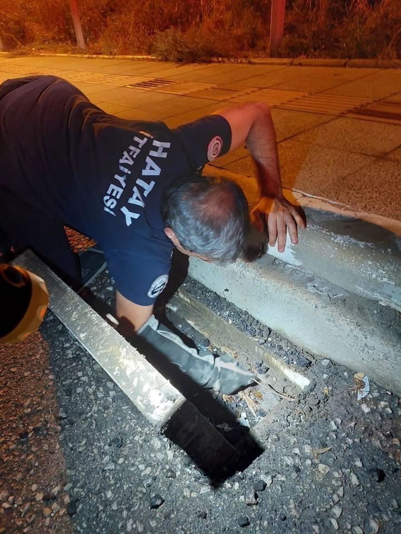 İSKENDERUN’DA FARKLI NOKTALARDA MAHSUR KALAN HAYVANLARIN EKİPLER TARAFINDAN KURTARILMASI.