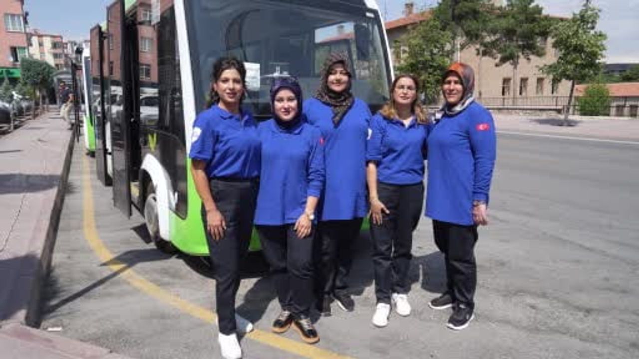 Niğde’de ücretsiz elektrikli otobüsler kadın şoförlere emanet