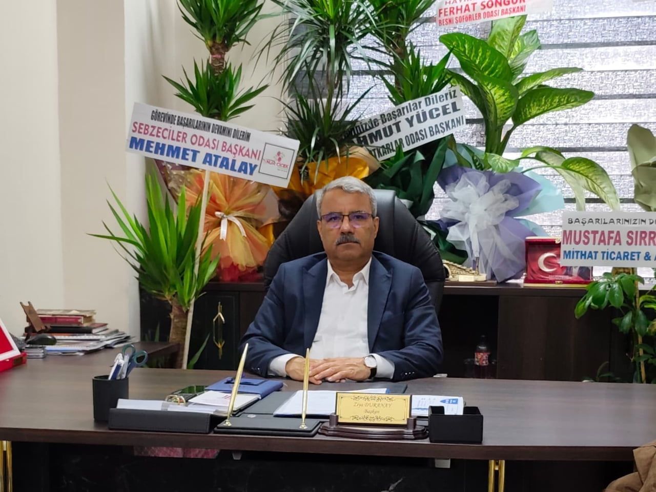 ADIYAMAN ESNAF VE SANATKARLAR ODALARI BİRLİĞİ BAŞKANI ZİYA DURANAY