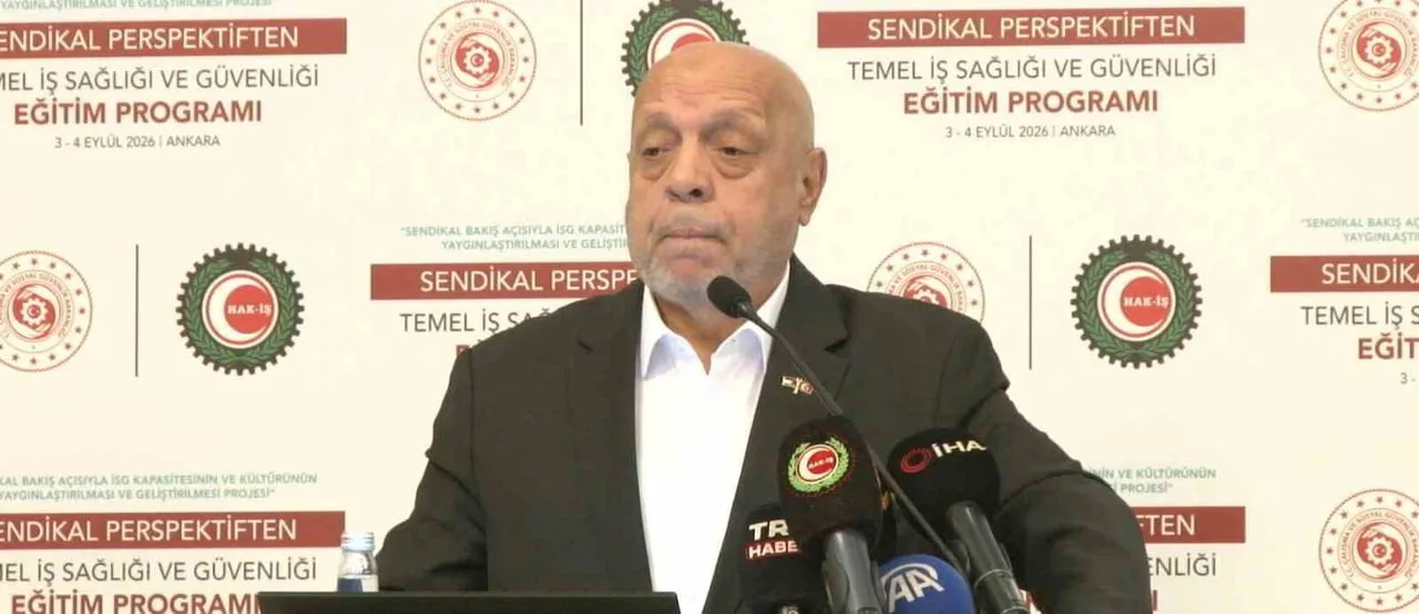 HAK İŞÇİ SENDİKALARI KONFEDERASYONU (HAK-İŞ) GENEL BAŞKANI MAHMUT ARSLAN, "ASGARİ ÜCRET TESPİT...