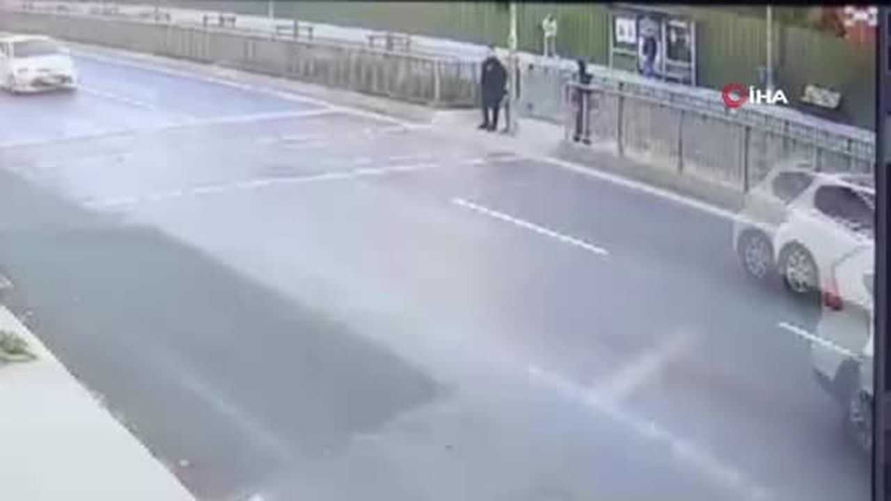 Küçükçekmece'de otobüs durağına dalan kamyonet sürücüsü hakim karşısında