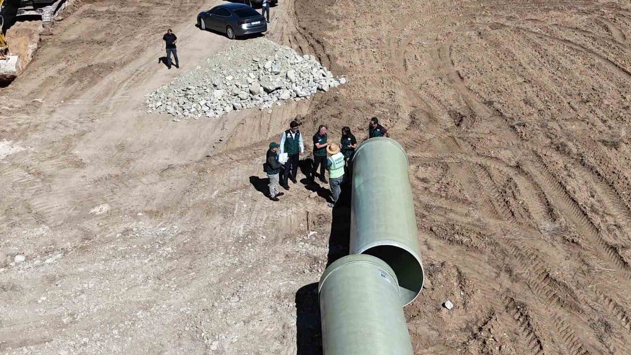 BAYBURT’TA TARIM ARAZİLERİNİ SUYA KAVUŞTURACAK PROJEDE SON DURUM İNCELENDİ