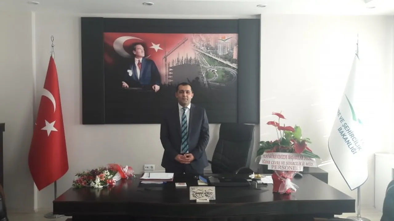 MUHAMMED BEKTAŞ YENİDEN IĞDIR ÇEVRE, ŞEHİRCİLİK VE İKLİM İL MÜDÜRÜ OLDU